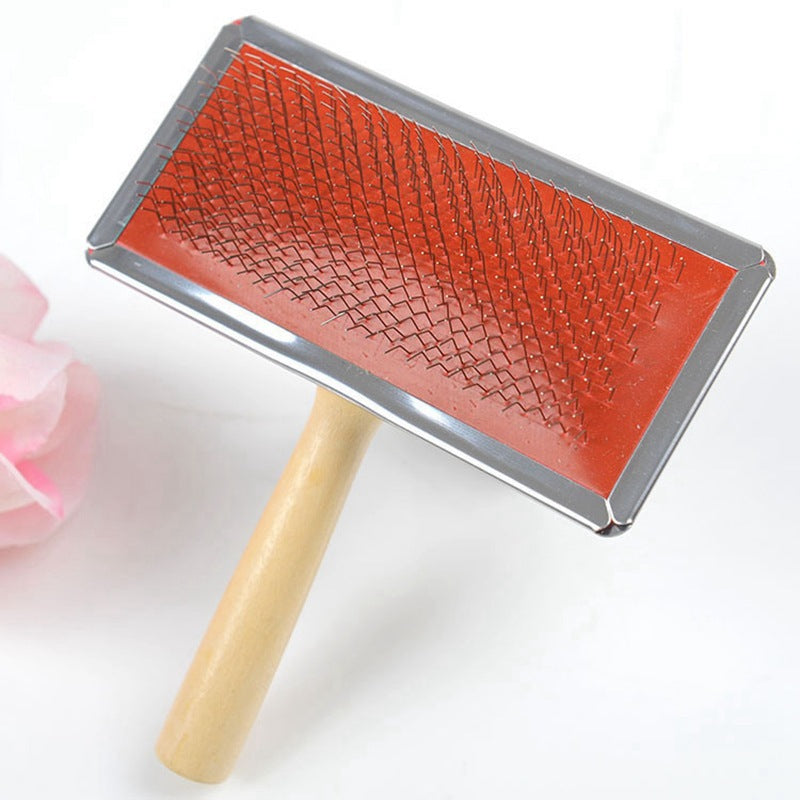 Wooden Pet Brush and Cleaning Toys for Dogs