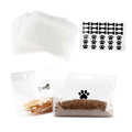 Brabtod 30pcs Travel Dog Food ContainerDog Food BagStand Up Pet Food Storage BagDog Cat Food Travel Bag with HandlePortable and Waterproof Pet Kibble ContainerDog Camping Essentials