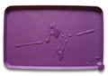 Hoki Found Silicone Pet Food Mats Tray - Non Slip Pet Dog Cat Bowl Mats Placemat - FDA Grade Dog Pet Cat Feeding Mat - Waterproof Dog Cat Food Mats -Pet Water Mats for CarpetEggplant Purple